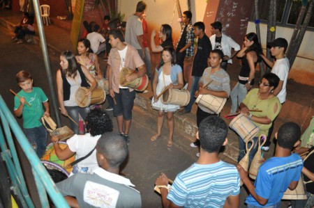 Oficina de Ritmos -Festival da cultura da cidade de Bocaiúva-MG. 